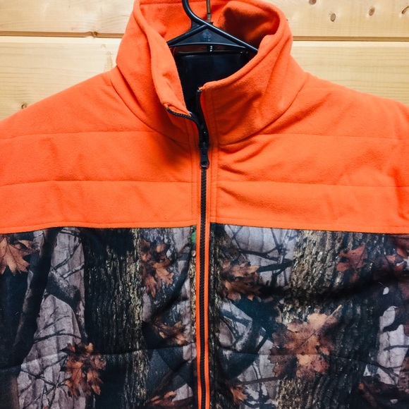 Totes Camouflage Safety Orange Jackets Sz XL - Picture 3 of 7